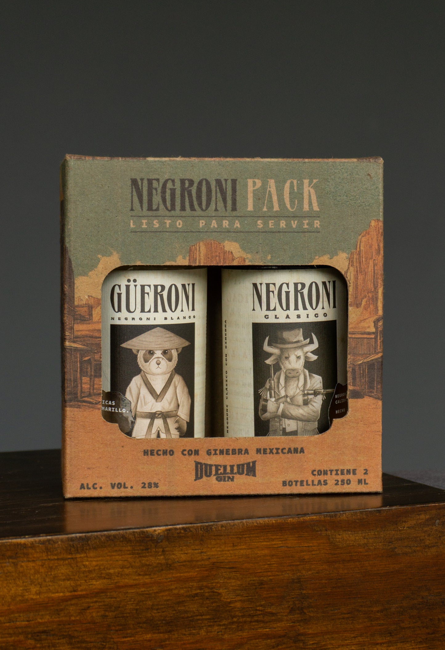 Pack de Regalo - Negroni y Gueroni 275 ml.