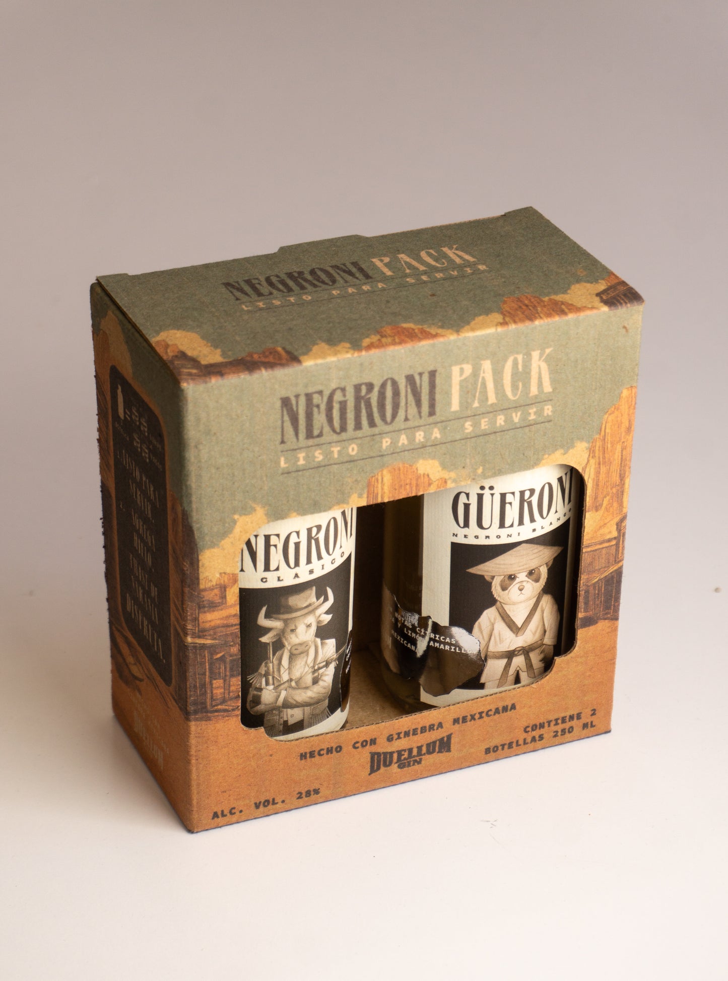 Pack de Regalo - Negroni y Gueroni 275 ml.